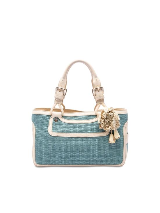 Celine Handbags - Celine Raffia Boogie Handbag Pre-Loved #330342C51B